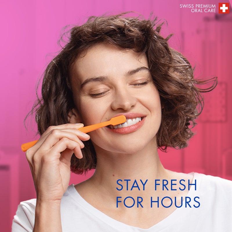 CURAPROX Be You Watermelon Toothpaste Pink | 60ml - Fluoride Toothpaste for Gentle Whitening | SLS-Free, Microplastic-Free, Triclosan-Free | Effective Oral Care for Sensitive Teeth - Image 4